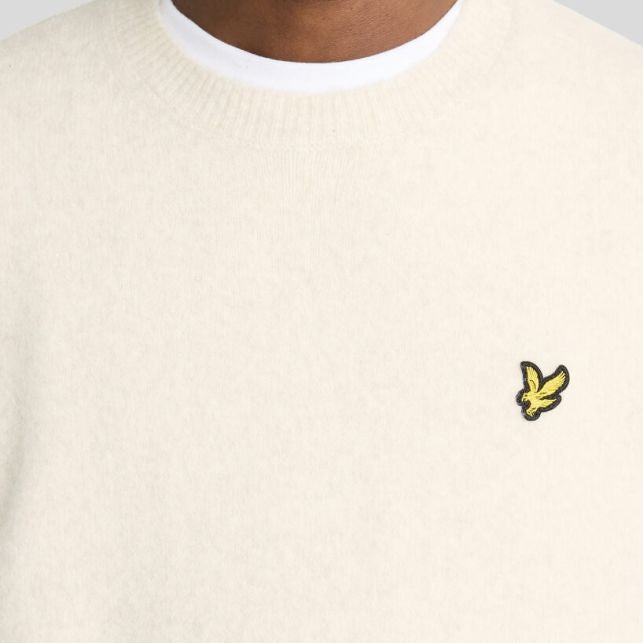 Lyle & Scott Brushed Pullover Offwhite