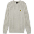 Lyle & Scott Strickpullover mit Zopfmuster Pullover Offwhite