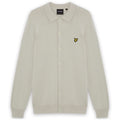 Lyle & Scott Cotton Merino Strickhemd Overhemd Beige 
