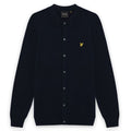Lyle & Scott Strickhemd aus Baumwoll-Merino Hemd Marine