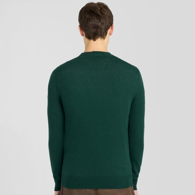 Lyle & Scott Cotton Merino Pullover Dunkelgrün