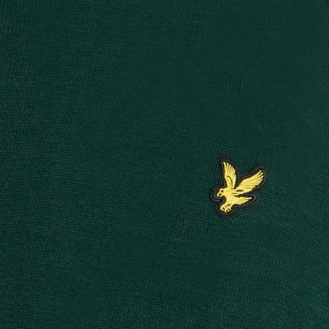 Lyle & Scott Cotton Merino Pullover Dunkelgrün