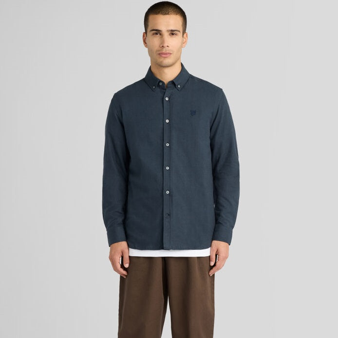Lyle & Scott schlichtes Hemd Marine