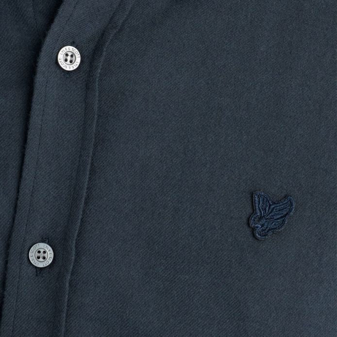 Lyle & Scott schlichtes Hemd Marine