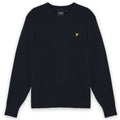 Lyle & Scott Relaxed gerippter Pullover Marine