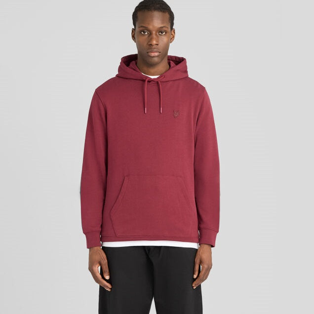 Lyle & Scott Superfine Kapuzenpullover Bordeaux