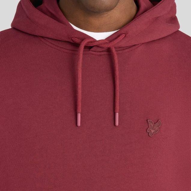 Lyle & Scott Superfine Kapuzenpullover Bordeaux