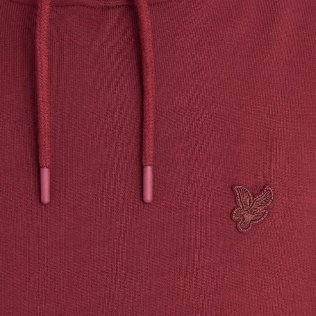 Lyle & Scott Superfine Kapuzenpullover Bordeaux
