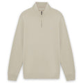 Lyle & Scott Superfine Quarter Zip Pullover Hellgrau