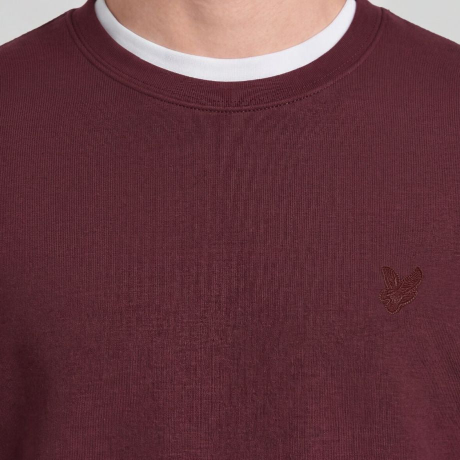 Lyle & Scott Superfine Pullover Bordeaux