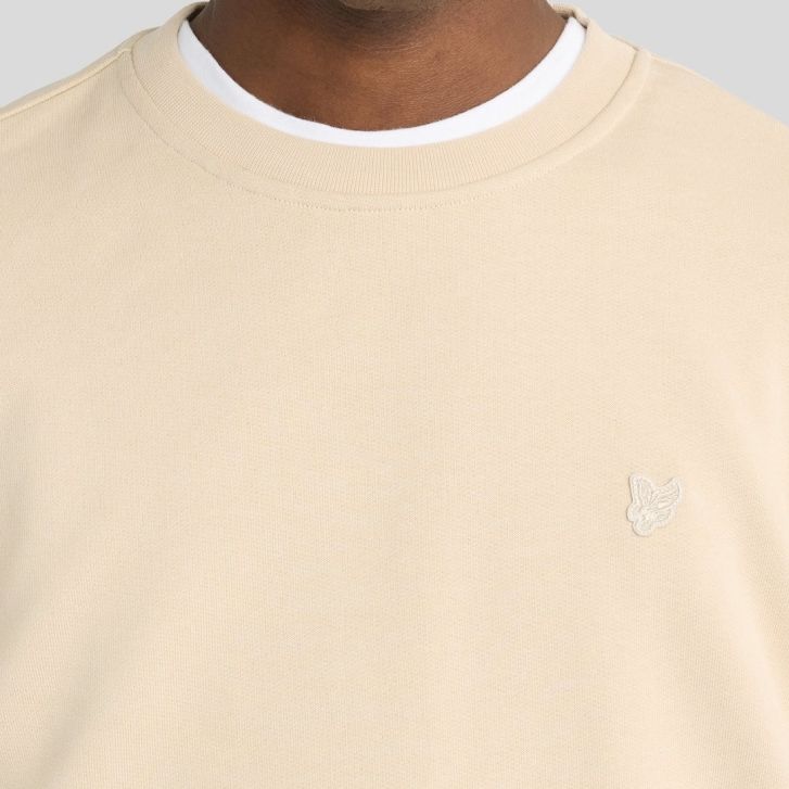 Lyle & Scott Superfine Pullover Hellgrau