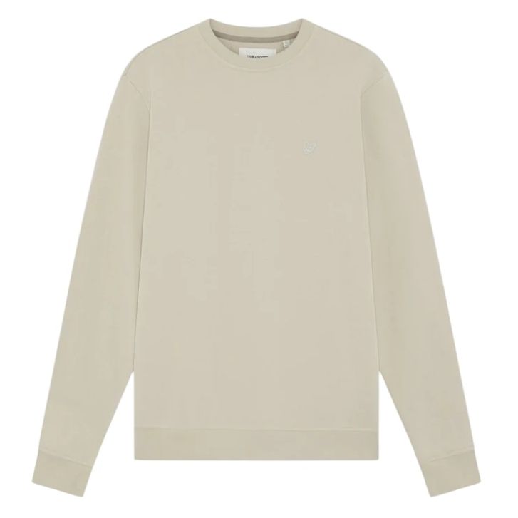 Lyle & Scott Superfine Pullover Hellgrau