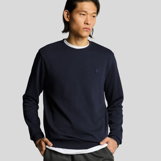 Lyle & Scott Superfine Pullover Marine
