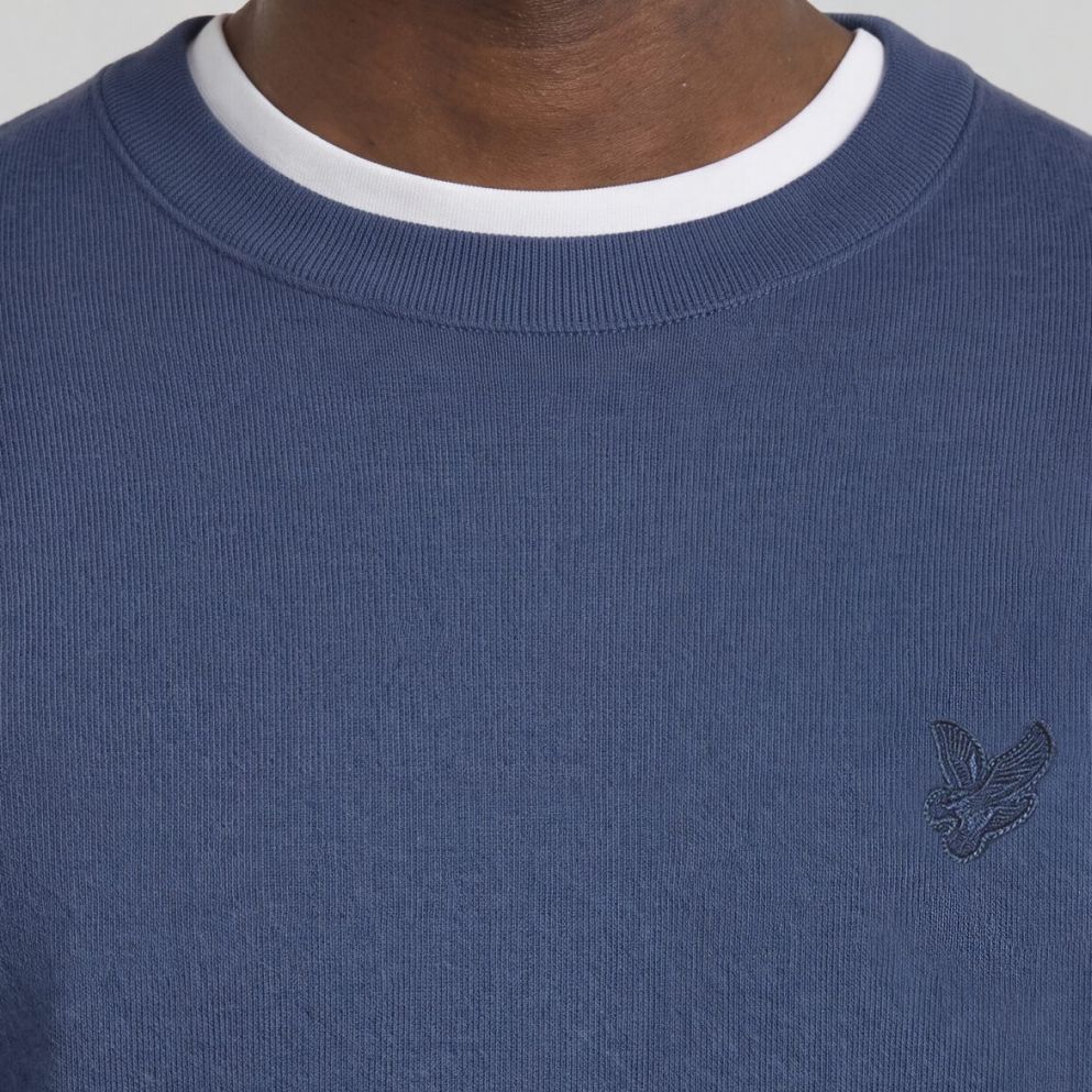 Lyle & Scott Tonal Superfine Pullover Blau