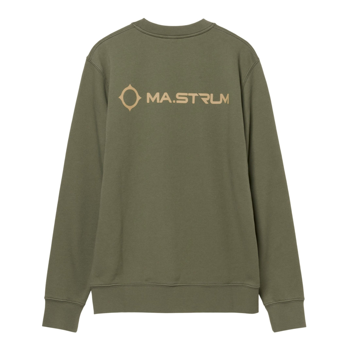 Ma.Strum Aster Back Print Pullover Dunkelgrün