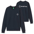 Ma.Strum Aster Back Print Pullover Marine