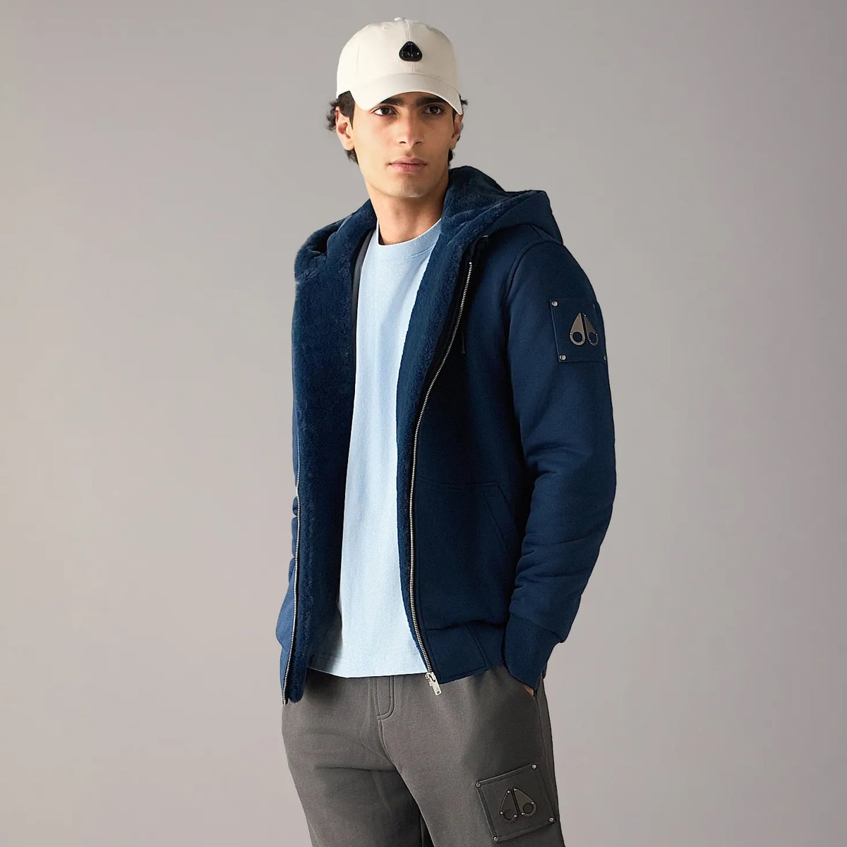 Moose Knuckles Classic Bunny Weste Dunkelblau