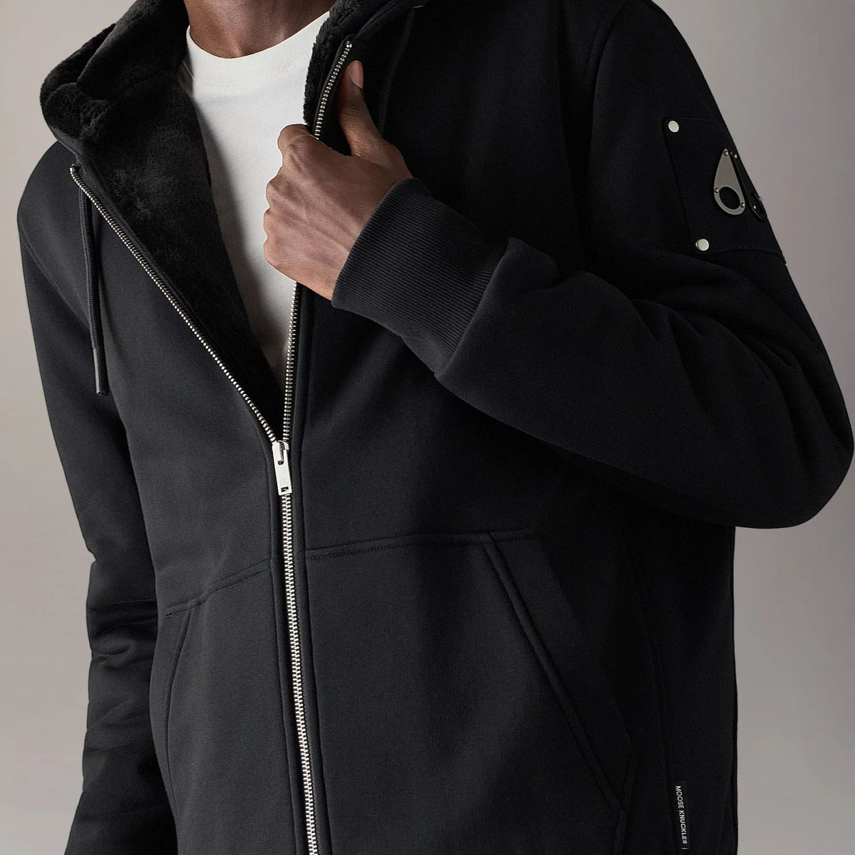 Moose Knuckles Classic Bunny Weste Schwarz