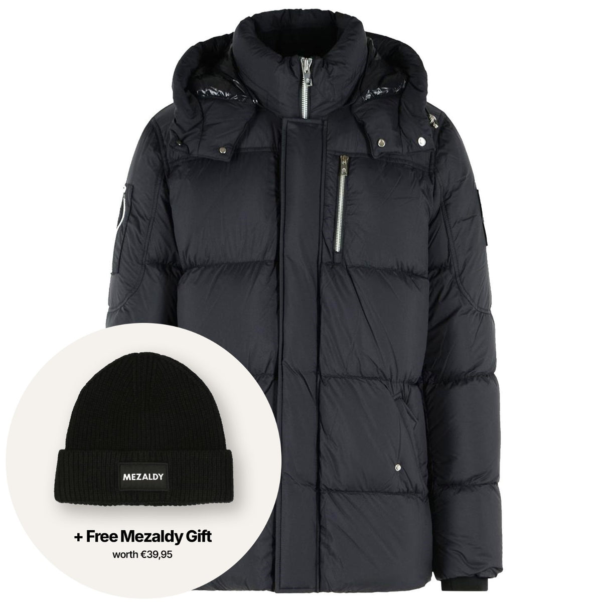Moose Knuckles Everest 3Q Puffer Schwarz