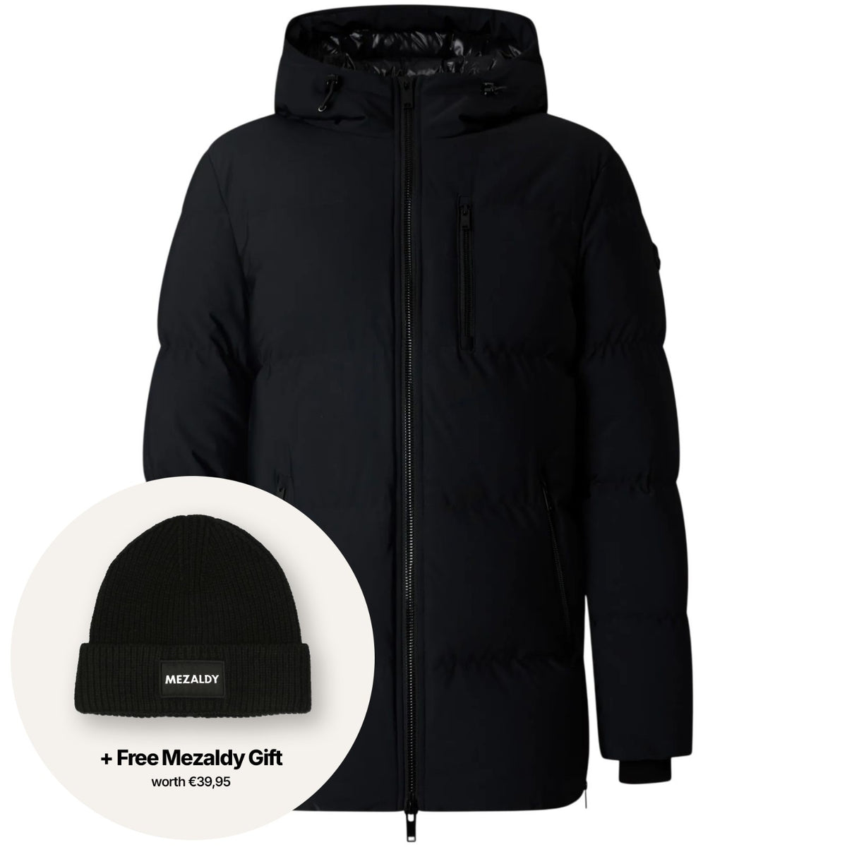 Moose Knuckles Soho 3Q Daunenjacke Schwarz