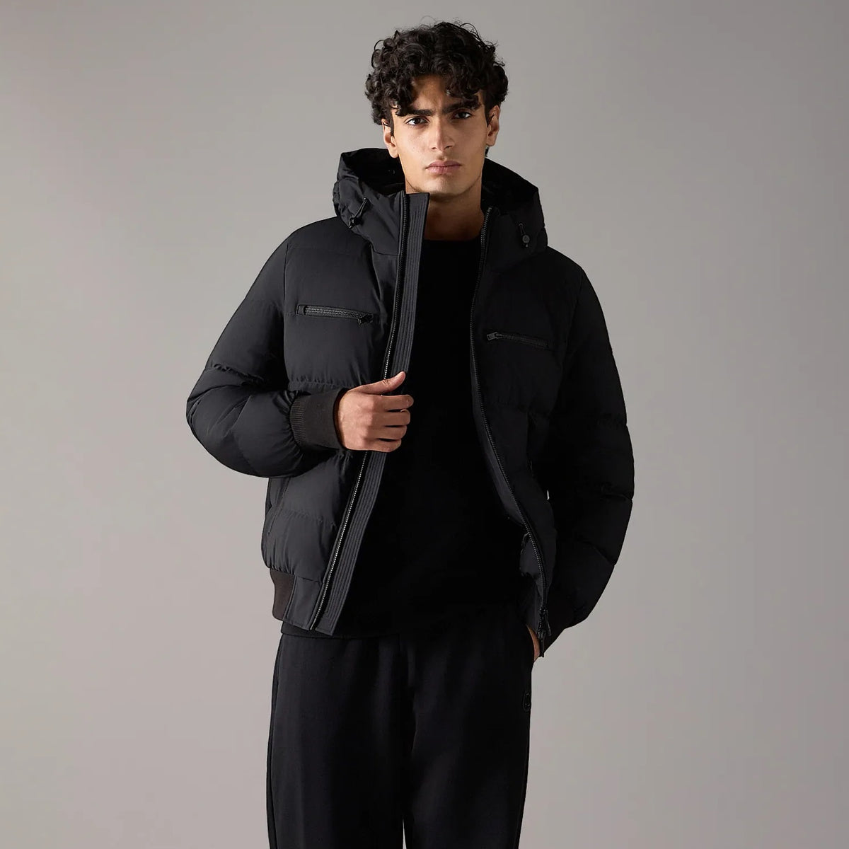 Moose Knuckles Soho Bomber Jas Zwart
