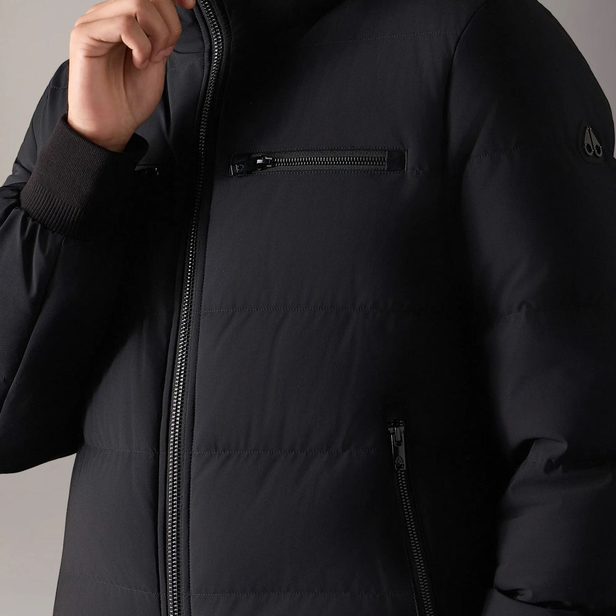 Moose Knuckles Soho Bomber Jas Zwart