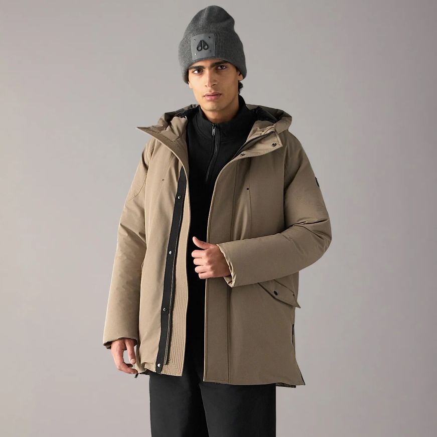 Moose Knuckles West-Ed 3Q Down Jacke Beige