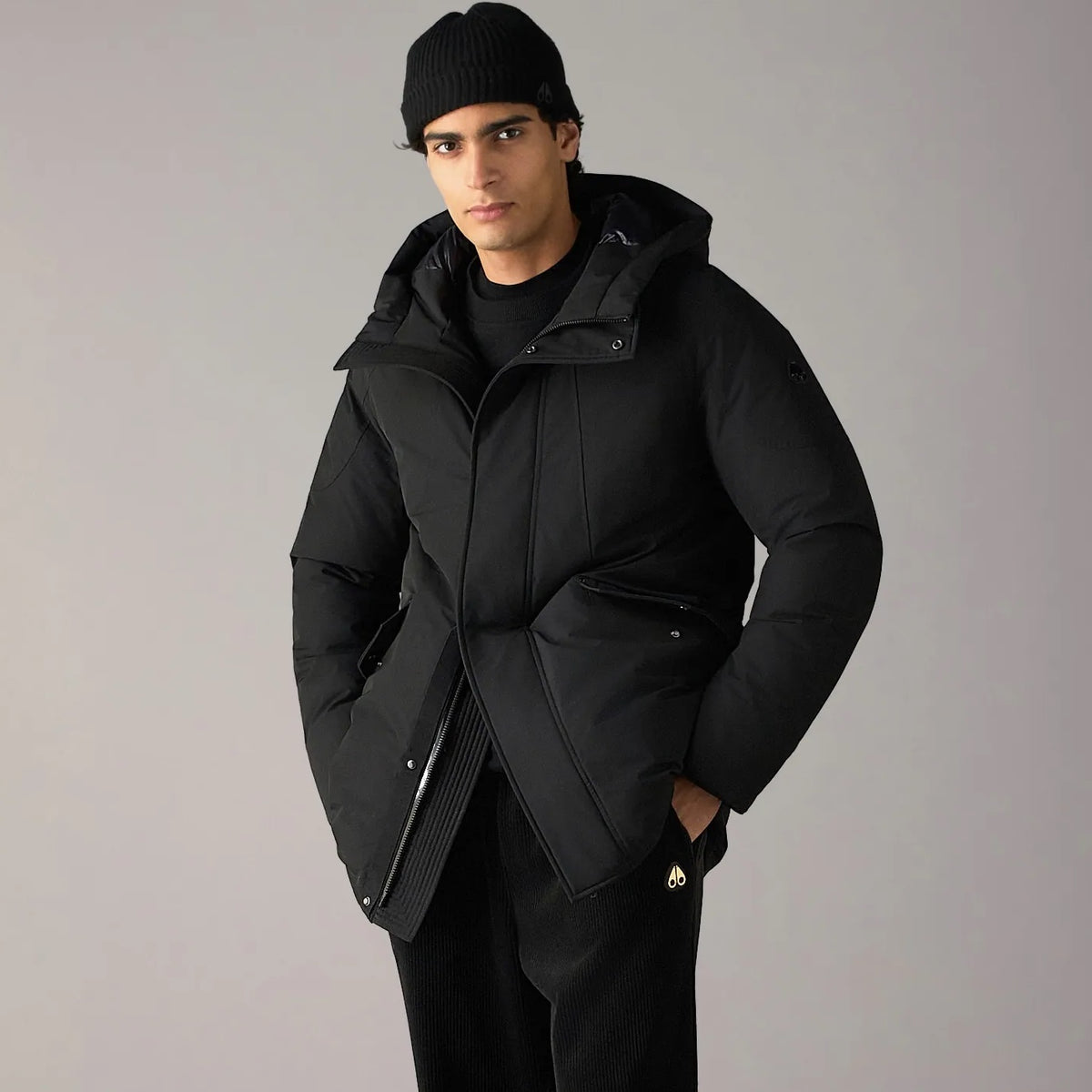 Moose Knuckles West-Ed 3Q Daunen-Jacke Schwarz