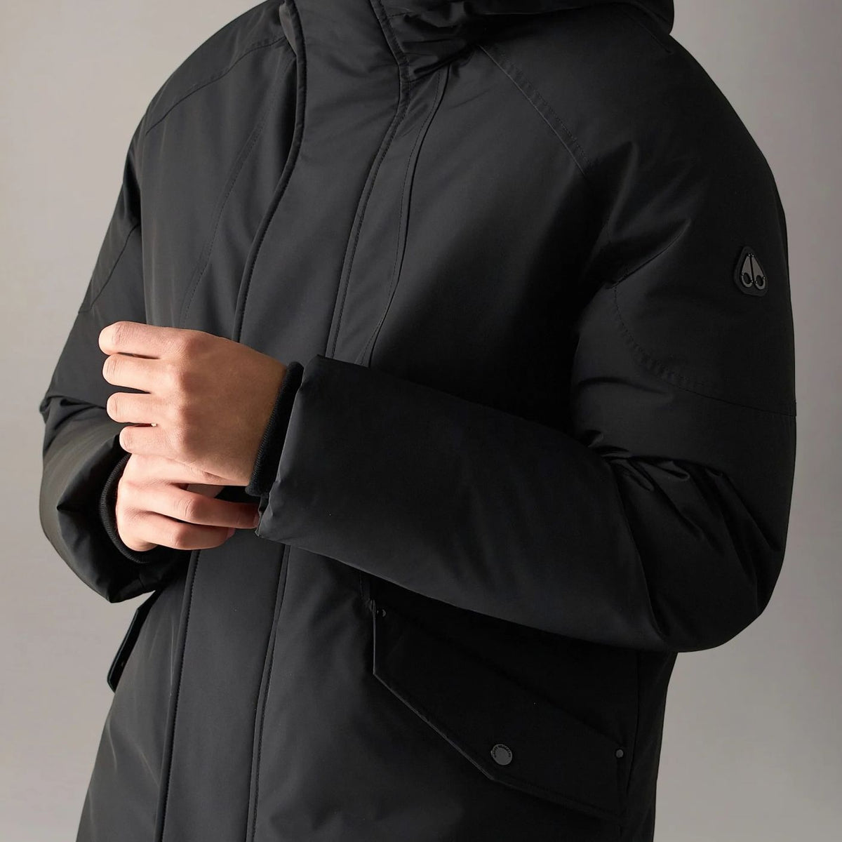 Moose Knuckles West-Ed 3Q Daunen-Jacke Schwarz