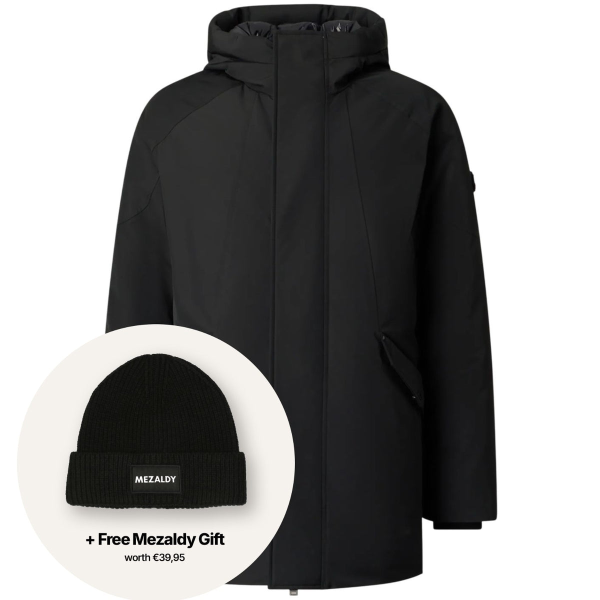 Moose Knuckles West-Ed 3Q Daunen-Jacke Schwarz