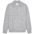 NN.07 Alfie Zip Polo Grijs