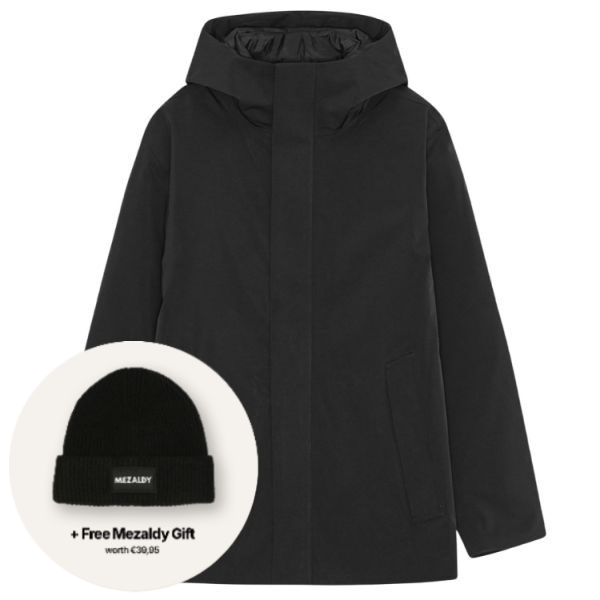 NN.07 Blake Hooded Jacke Schwarz