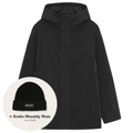 NN.07 Blake Hooded Jacke Schwarz