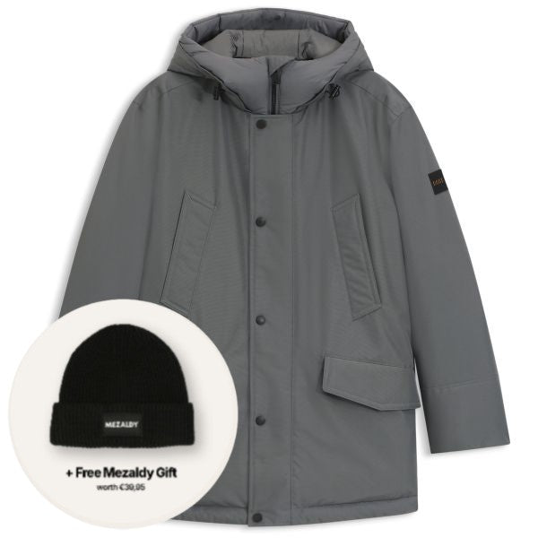 Boss Osiass Parka Grau