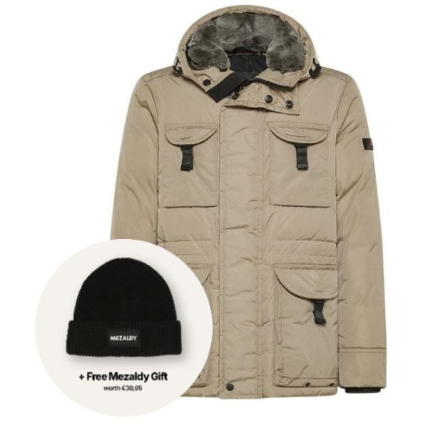 Peuterey Aiptek Fur Parka Beige