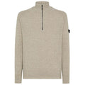 Peuterey Braille Zipped Sweater Beige