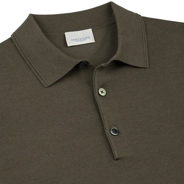 Profuomo Luxury Basic Poloshirt Braun