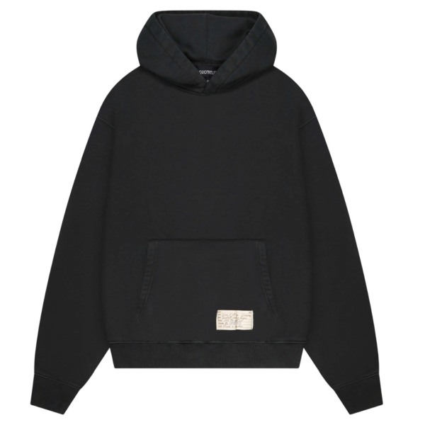 Quotrell Blank Kapuzenpullover Schwarz