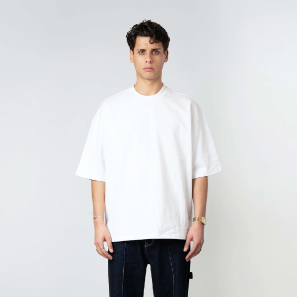 Quotrell Blank T-shirt Weiß