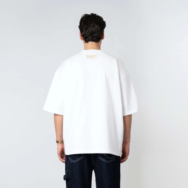Quotrell Blank T-shirt Weiß