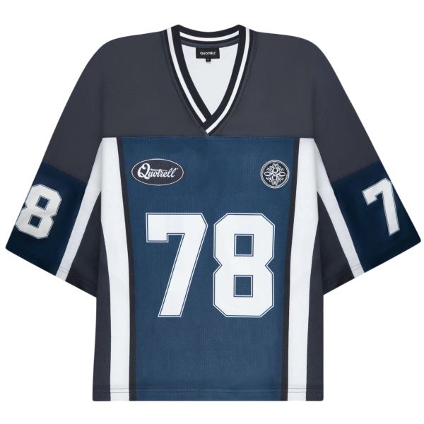 Quotrell Darnell Mesh Jersey T-shirt Navy