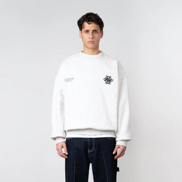 Quotrell Insignia Pullover Grau