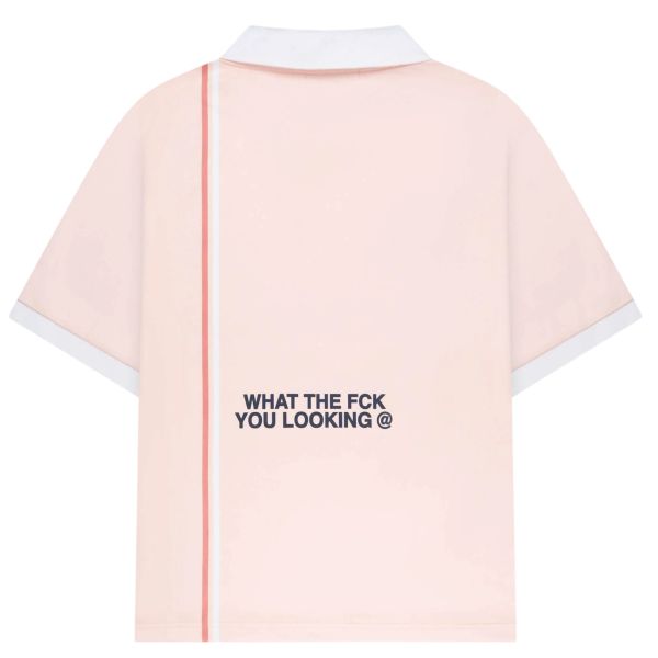 Quotrell Logan Soccer Polo Roze
