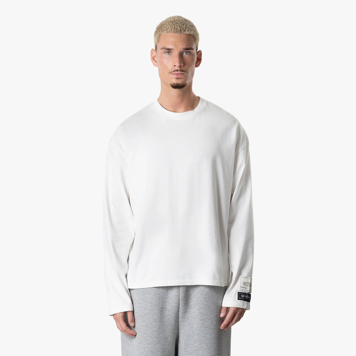 Quotrell Base Longsleeve T-shirt Weiß