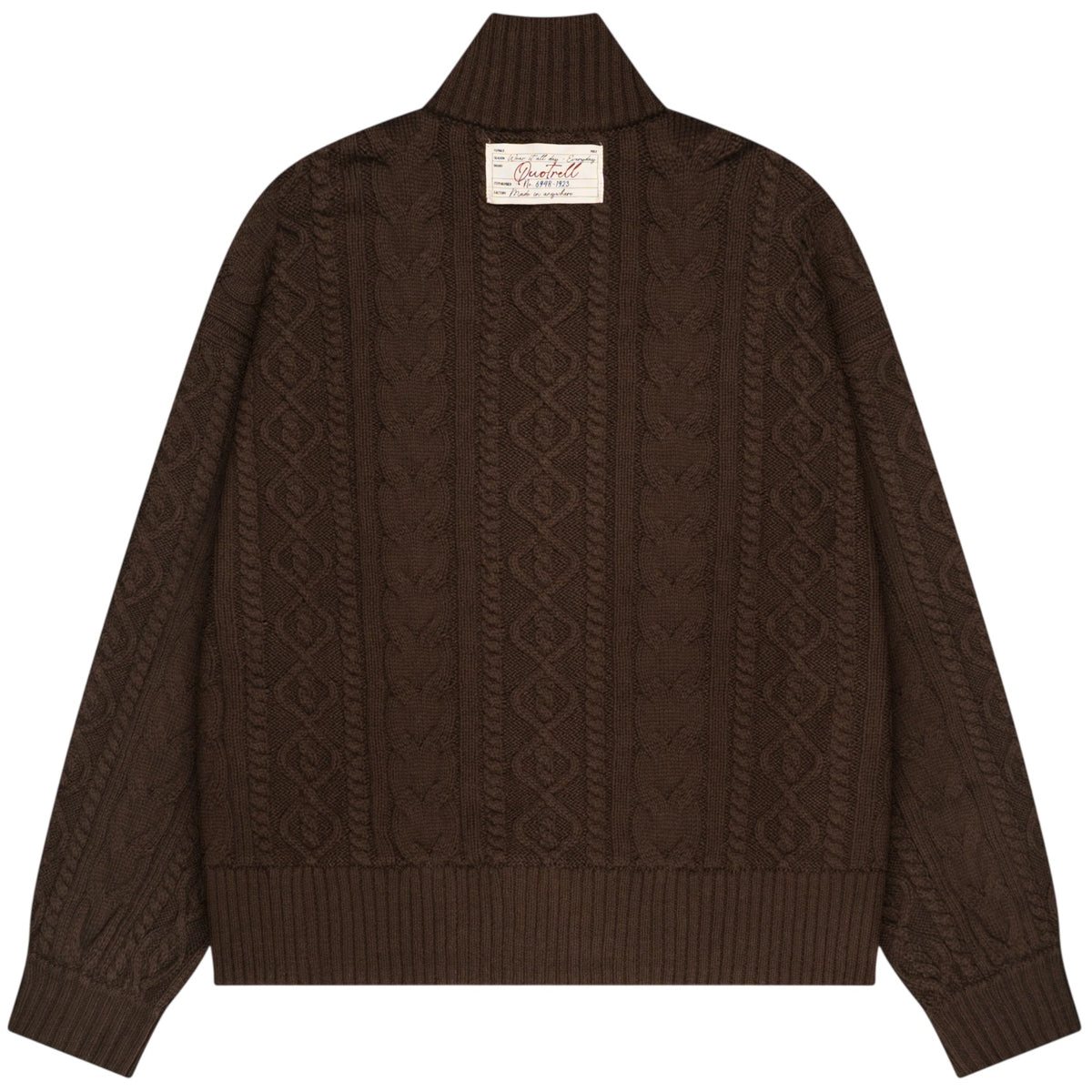 Quotrell Ease Cable Knitted Weste Braun