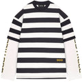 Quotrell Form Langarm-T-shirt Marine/Weiß