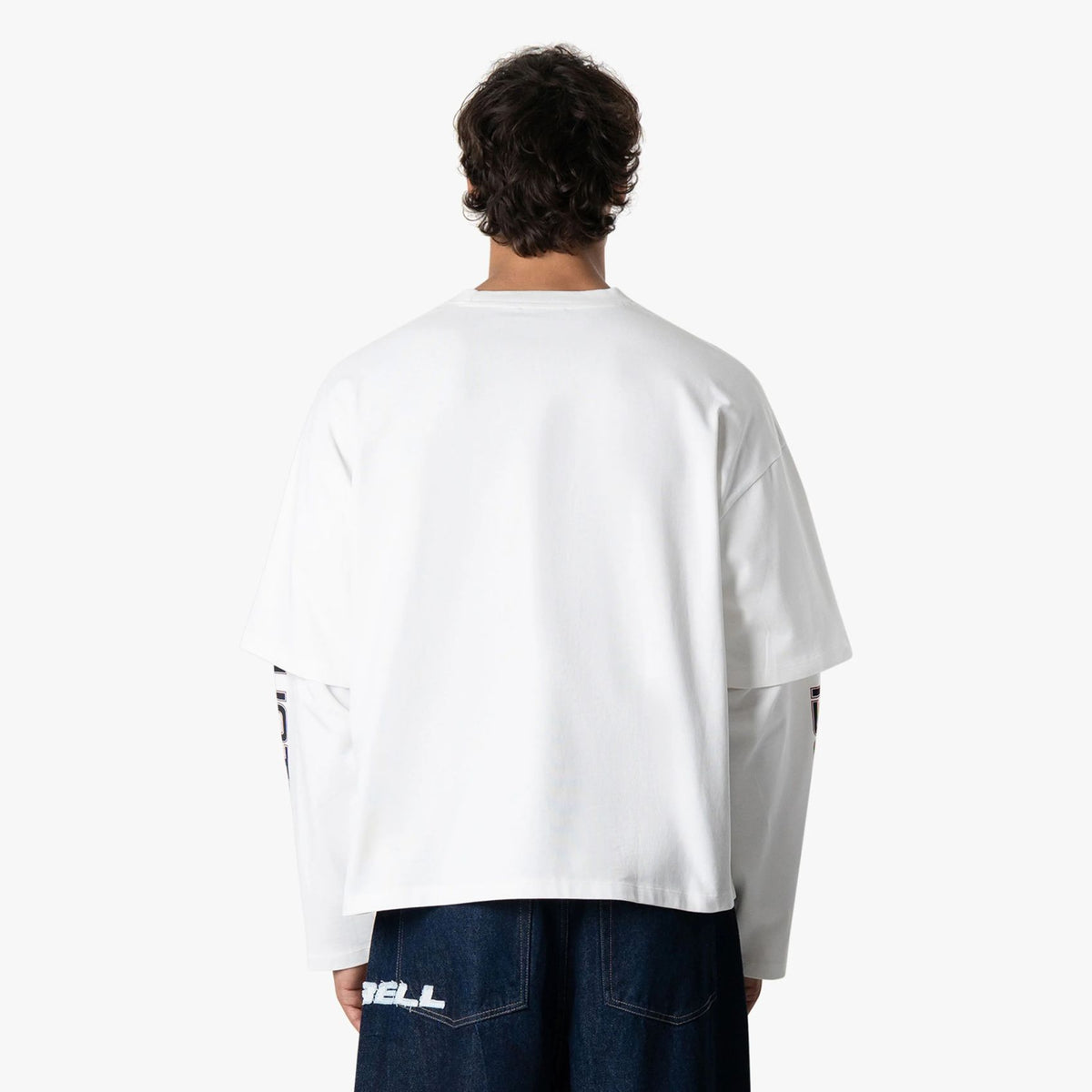 Quotrell Form Longsleeve T-shirt Weiß