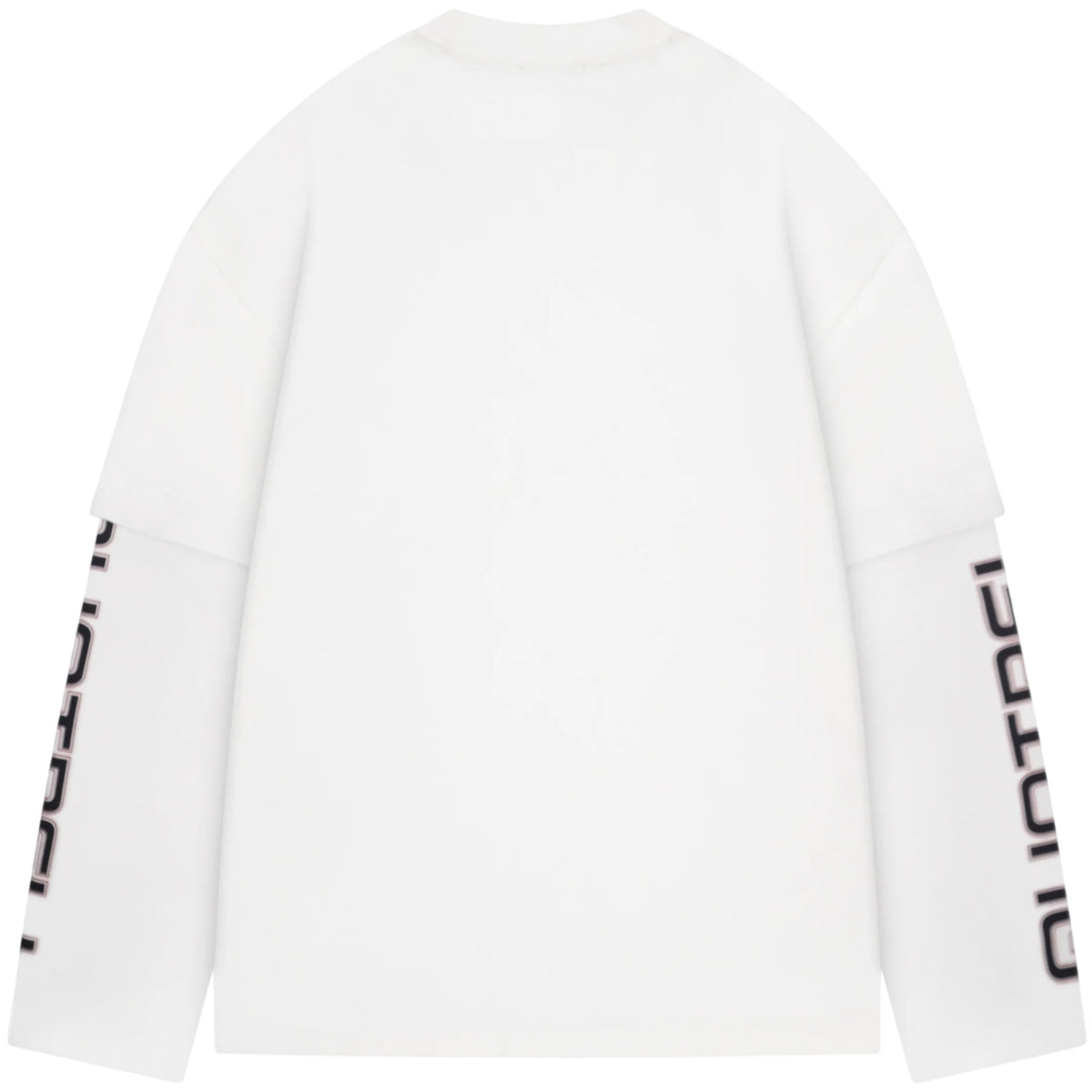 Quotrell Form Longsleeve T-shirt Weiß