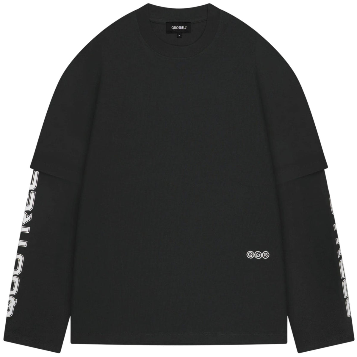 Quotrell Form Longsleeve T-shirt Schwarz