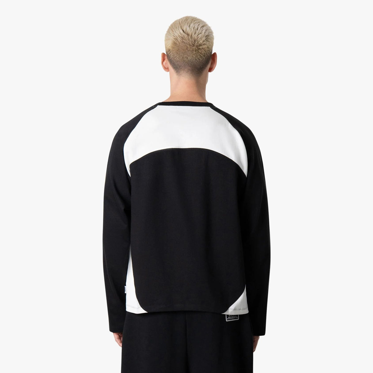 Quotrell Frame Langarm-T-shirt Schwarz